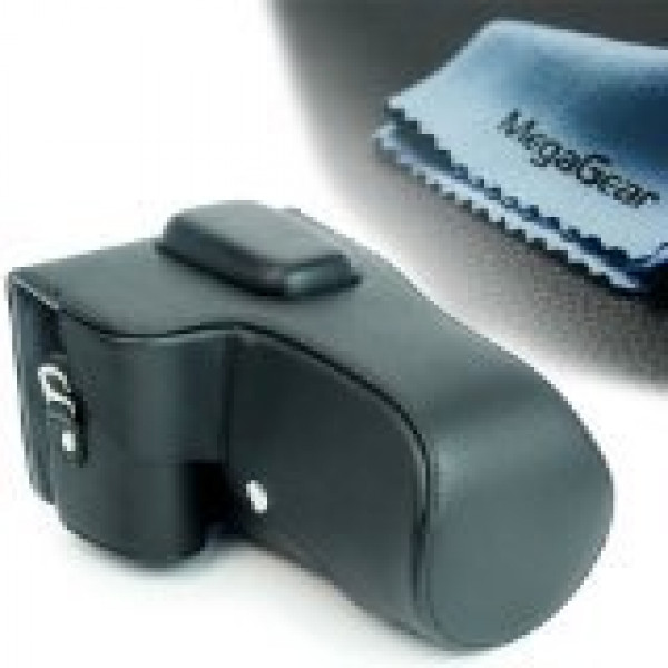 MegaGear Schwarz Kameratasche für Nikon D5300 Kamera mit 18-55mm 18-135mm 18-200mm Objektiv-36