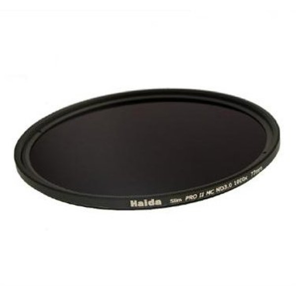 Slim Graufilter PRO II MC (mehrschichtvergütet) ND1000 77mm. Schlanke Fassung + Cap mit Innengriff-35