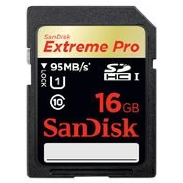 MEMORY CARD, SDHC, EXTREME PRO, 16GB 114740 By SANDISK-31