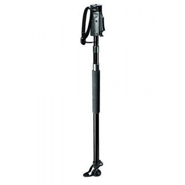 Manfrotto 685B Einbeinstativ Neotec Pro (2 Auszüge, rutschfester Gummigriff, Neotec Schließvorrichtung) schwarz-31