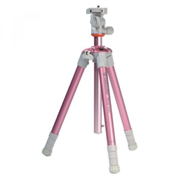Vanguard Nivelo 204 PK Kompaktstativ (Packmaß 30 cm Belastbarkeit bis 2kg, max. Höhe 101 cm) rosa-39