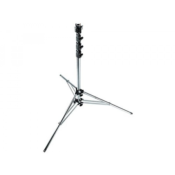 Manfrotto Stativ Super Stahl Silber-31