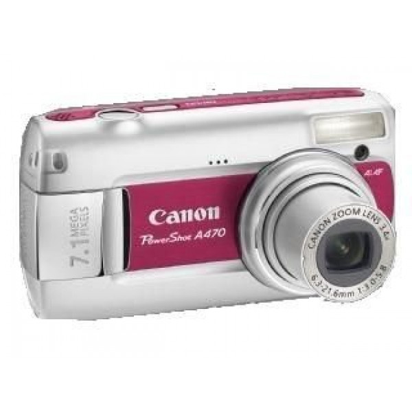 Canon PowerShot A470 Digitalkamera (7 Megapixel, 3-fach opt. Zoom, 2,5" Display) rot-35