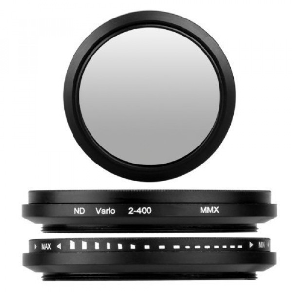 BlueBeach® 58mm Qualitäts Einstellbar ND Neutral Graufilter Objektivfilter ND2-ND400 for Canon Nikon Sony Pentax Panasonic Fuji JVC Kodak DSLR Digital Camera-37