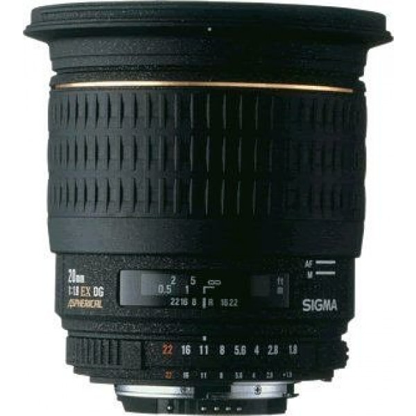 Sigma 20 mm F1,8 EX aspherical DG-Objektiv (82 mm Filtergewinde) für Minolta/Sony Objektivbajonett-31