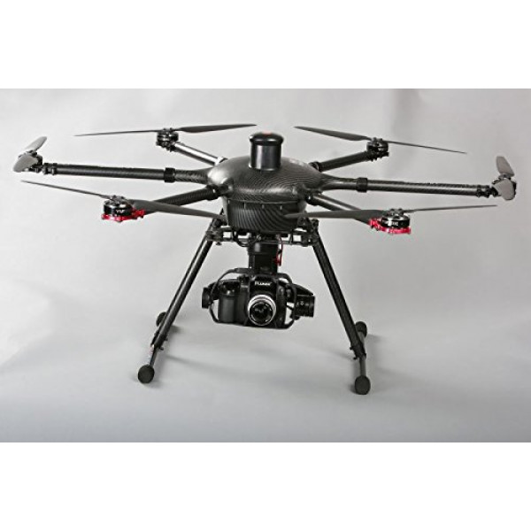Yuneec Tornado Hexakopter Set inkl. Koffer, 2-Akku, ProAction Grip, ST24 Fernsteuerung, Digital Video Downlink und GB603 Kamera Gimbal für Panasonic GH3/4-37