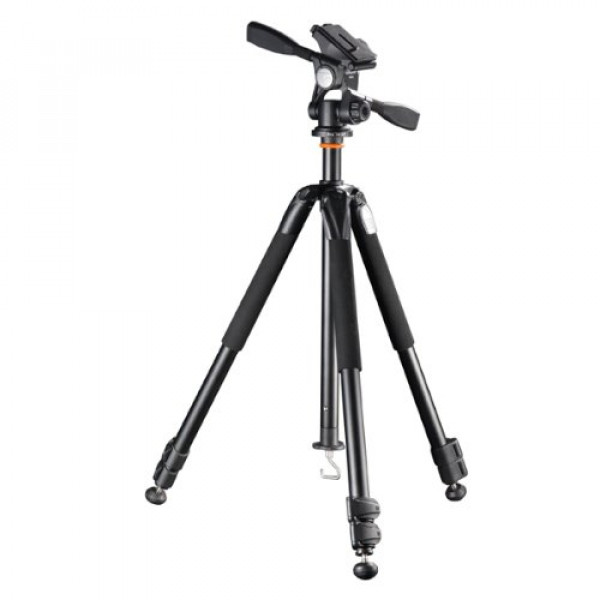 Vanguard Alta+ 263AP Aluminiumstativ (2 Auszüge, Belastbarkeit bis 5kg, max. Höhe 165 cm) mit Mehrwegeneiger PH-32-38