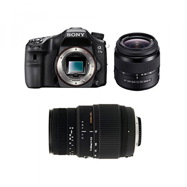 SONY Alpha 77 II + 18-55 SAM + SIGMA 70-300 DG-33