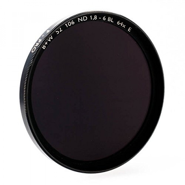 B+W 106 Graufilter (Neutraldichtefilter) 64x +6 Blenden 58 mm vergütet Made in Germany by Schneider Kreuznach-32