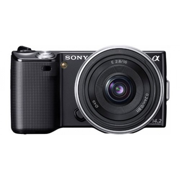Sony NEX-5DB Systemkamera (14 Megapixel, Live View, Full HD Videoaufnahme) Double Zoom Kit schwarz inkl. 16 mm und 18-55 mm Objektiv-311