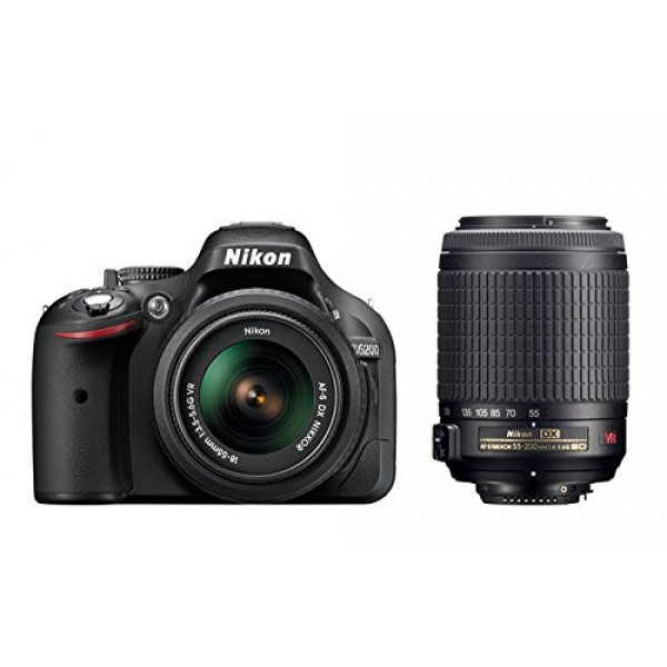 Nikon D5200 SLR-Digitalkamera (24,1 Megapixel, 7,6 cm (3 Zoll) TFT-Display, Full HD, HDMI) Double-Zoom-Kit inkl. AF-S DX 18-55 mm VR und 55-200 mm Objektiv schwarz-34