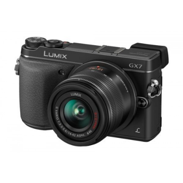 Panasonic Lumix DMC-GX7 Systemkamera (16 Megapixel, 7,6 cm (3 Zoll) Display, Full HD, optische Bildstabilisierung, WiFi, NFC) Kit inkl. H-FS1442AE-K Objektiv schwarz-34
