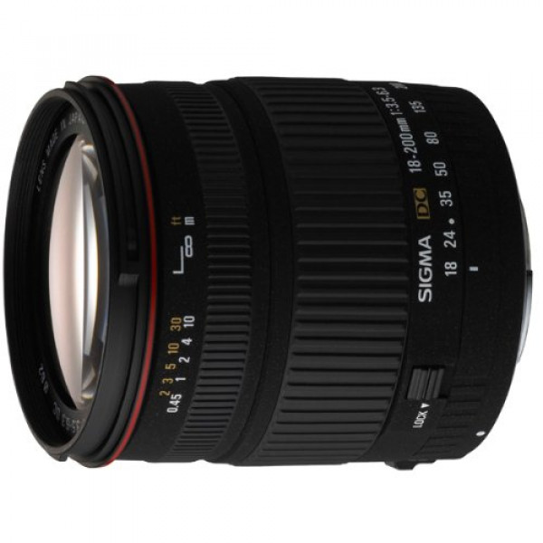 Sigma 18-200mm F3,5-6,3 DC Objektiv (62mm Filtergewinde) für Minolta / Sony-31