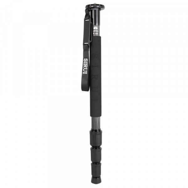 SIRUI P-224 Einbeinstativ (Carbon, Höhe: 170cm, Gewicht: 0,53kg, Belastbarkeit: 10kg) mit Tasche und Gürtelclip-32