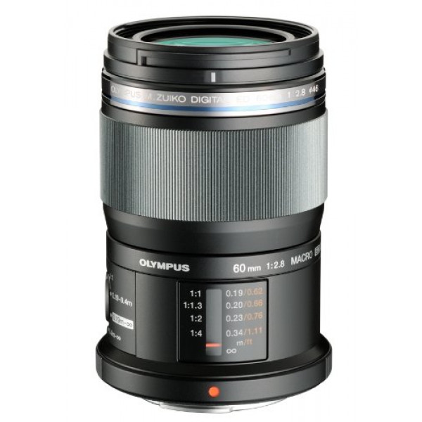 Olympus M.Zuiko 60 mm, f/2.8 Macro digitales MSC ED Objektiv (schwarz) mit Stativ Accessory Kit-31