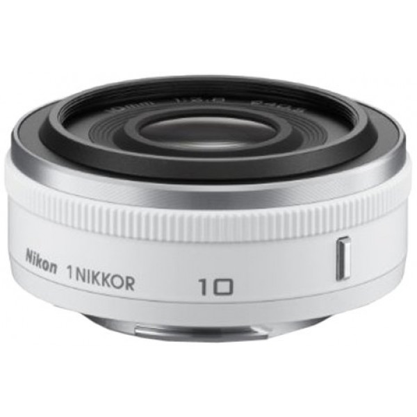 Nikon 1 Nikkor 10 mm 1:2,8 Objektiv weiß-33