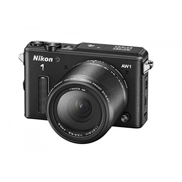 Nikon 1 AW1 Systemkamera (14,2 Megapixel, 7,6 cm (3 Zoll) TFT-Display, Full HD, HDMI, wasserdicht) Kit inkl. 11-27,5mm Objektiv schwarz-314