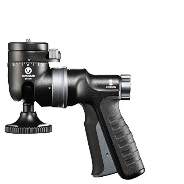 Vanguard GH-100 Kugelkopf mit Pistolengriff (635g, max. 6kg) mit Schnellwechselplatte QS-65GH-39