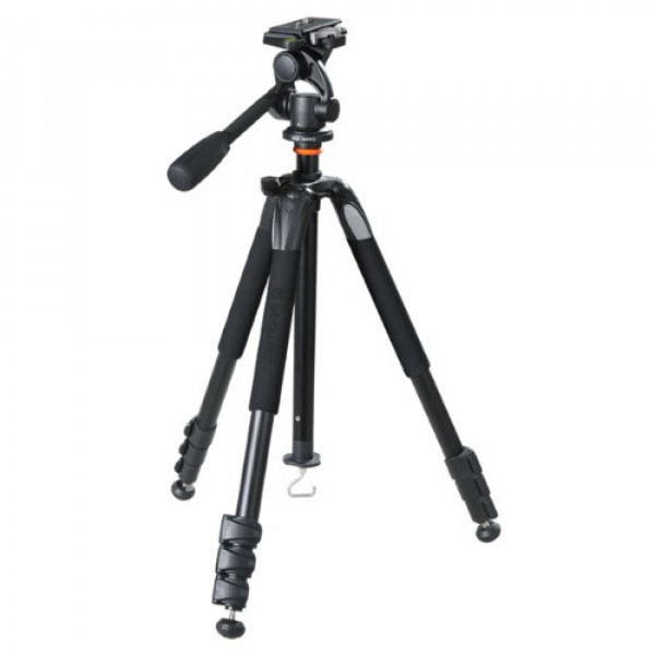 Vanguard Alta+ 264AO Aluminiumstativ (3 Auszüge, Belastbarkeit bis 5kg, max. Höhe 178 cm) mit Mehrwegeneiger PH-31-31