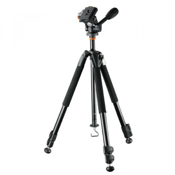 Vanguard Alta+ 233AO Aluminiumstativ (2 Auszüge, Belastbarkeit bis 3kg, max. Höhe 145 cm) mit Mehrwegeneiger PH-21-31