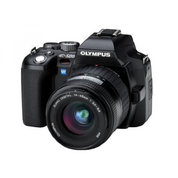 OLYMPUS E500 SLR incl. ZUIKO Digital 17.545mm Objektiv  Spiegelreflexkameras  Digitalkameras