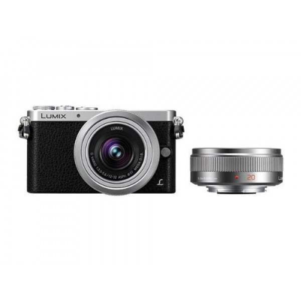 Panasonic GM1 12-32mm+20mm+GRIP SILVER, DMC-GM1WEC-S-312