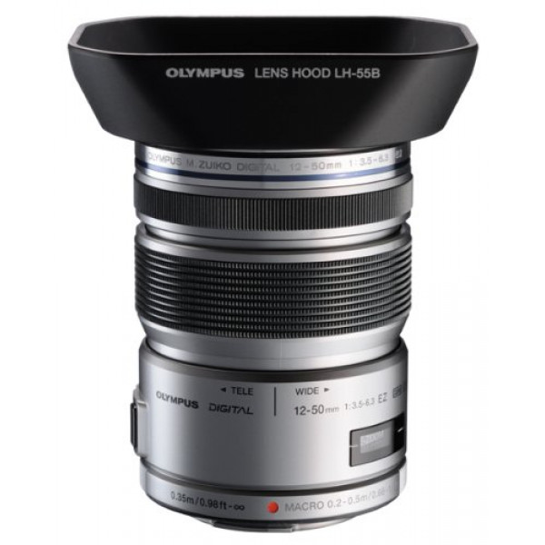 Olympus M.Zuiko Digital ED Objektiv (12-50mm 1:3.5-6.3 EZ) silber