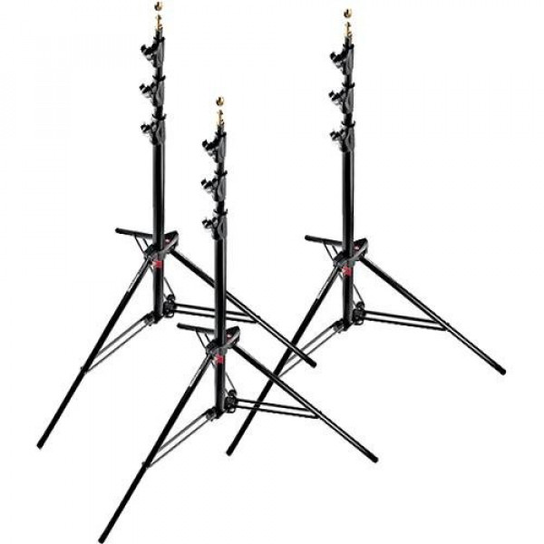 Manfrotto 3er-Pack Stativ Master Schwarz-34