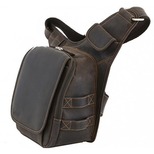 Kalahari KAAMA L-10 Slingbag Kameratasche für Spiegelreflex-Systemkamera braun-31