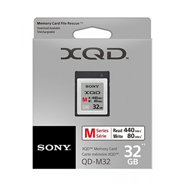 Sony XQD 32 GB Standard M-Serie Speicherkarte mit Adapter-31