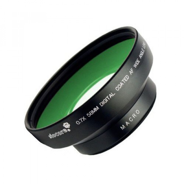 SIOCORE 0.7x WEITWINKELKONVERTER mit MAKROLINSE für NIKON CoolPix P7700-35