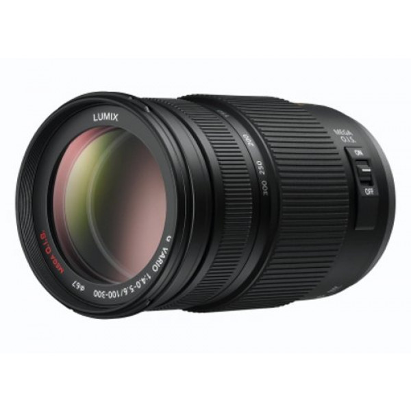 Panasonic H-FS100300E LUMIX G Vario Telezoom 100-300 mm F4.0-5.6 Objektiv (200-600 mm KB, O.I.S. Bildstabilisator) schwarz-31