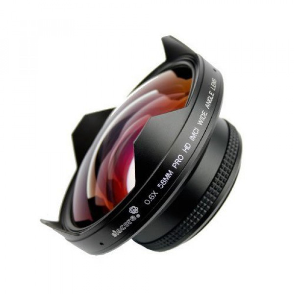 SIOCORE 0.6x HIGH DEFINITION (HD) PROFI WEITWINKELKONVERTER für NIKON CoolPix P7000 und P7100-33