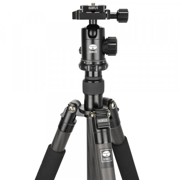 Sirui ET-1204/E-10 Easy Traveler Dreibeinstativ mit E-10 Kopf (Carbon ...