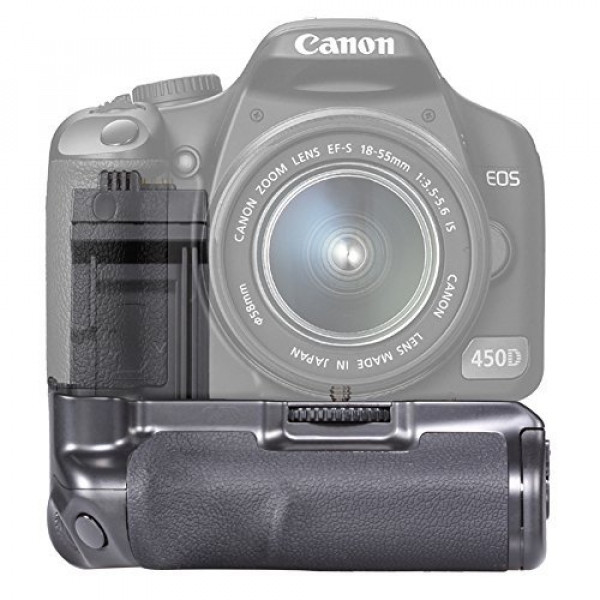 Neewer Vertikaler Auslöser Batteriegriff Akkugriff Battery Grip für Canon 450D/500D/1000D/Rebel XS, XSI, T1i wie der Canon BG-E5, kompatibel mit LP E5 Batterien oder 6 AA Batterien-32