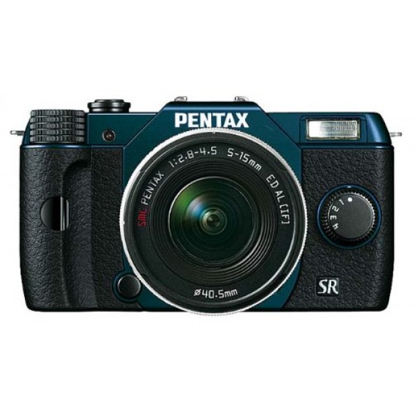 Pentax Q10 Systemkamera mit 5-15mm Objektiv (7,6 cm (3 Zoll) LCD-Display, 12,4 Megapixel Kamera, Full HD, mini HDMI, USB 2.0) marine metallic/schwarz-31