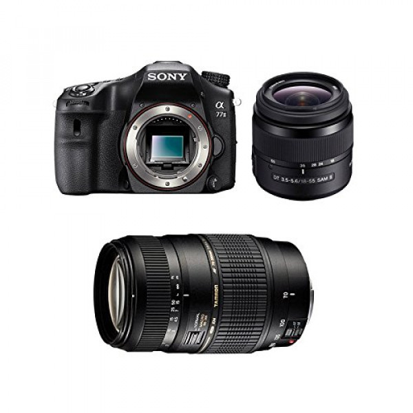 SONY Alpha 77 II + 18-55 SAM + TAMRON 70-300-33