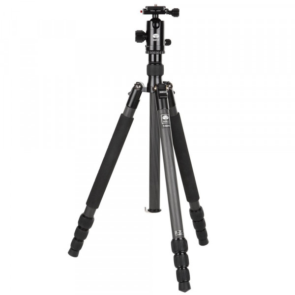 Sirui T-024X/C-10S Traveler Light Dreibeinstativ mit Kugelkopf (Höhe: 139 cm, Gewicht: 0,73 kg, Belastbarkeit: 6 kg) carbon-37