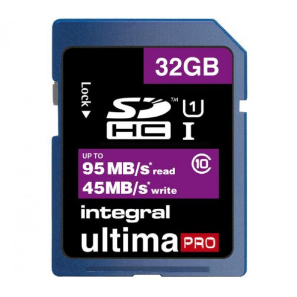 INTEGRAL UltimaPro Speicherkarte 32 GB UHS Class 1 Class10 SDHC UHS I (SD/SDHC INSDH32G10-95/45U1 and 5055288419056)-31
