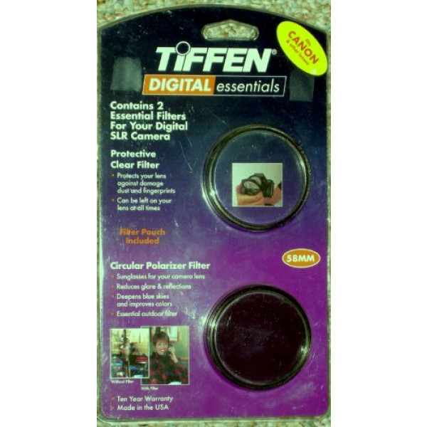 Tiffen Digital HT TWIN Pack inkl. Digital Ultra Clear filter and Circular Polarizer filter(58mm Ringfilter )-31