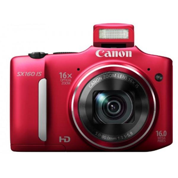 Canon PowerShot SX160 IS Digitalkamera (16 Megapixel, 16-fach opt. Zoom, 7,5 cm (3,0 Zoll) LCD) rot-36