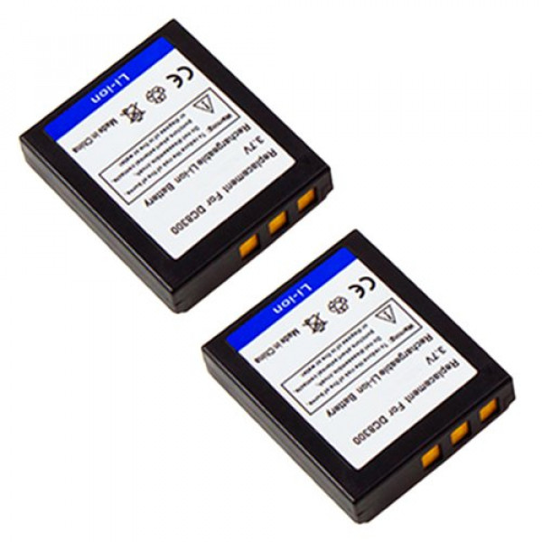 2x MTEC Kameraakku 1000mAh 3,70Wh 3,7V für Medion Maginon Traveler DC 8300 DC 8600 DC-X5 DC-XZ6 DC-7x4 Premier DS8330 DS8650 Minox DC1011 DC8111 DC8122 Acer CR-8530 CP-8531 Avant S8 Megapix VX8 Rollei prego 8300 8330 DP8300 DP8330 RCP-7430xw Compactline 1-31