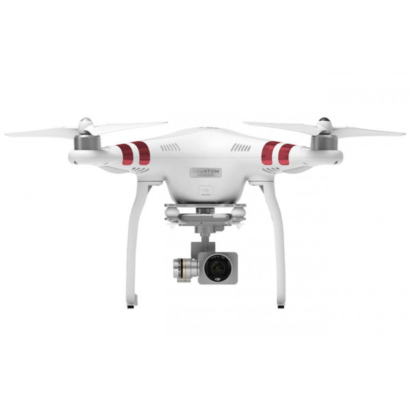 DJI Phantom 3 Standard Aerial UAV Quadrocopter Drohne mit Integrierter 2.7K Full-HD Videokamera, 3-Achsen-Gimbal, Digitaler Fernsteuerung Weiß/Rot-38