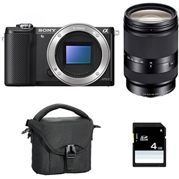SONY ALPHA 5000 NOIR + 18-200 LE + FT + SD4-31