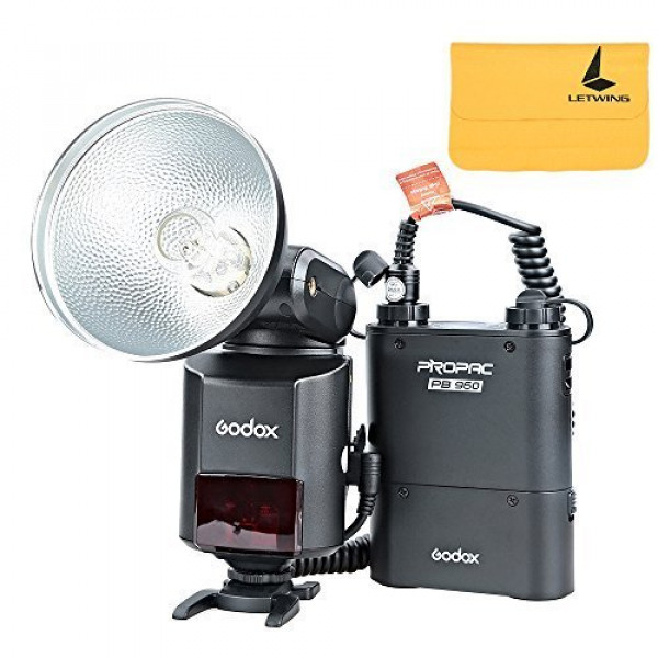 Godox Witstro AD360II-C TTL 360W GN80 Powerful Speedlite Flash Light + 4500mAh PB960 Lithium Battery for Canon EOS Camera (Black)-39