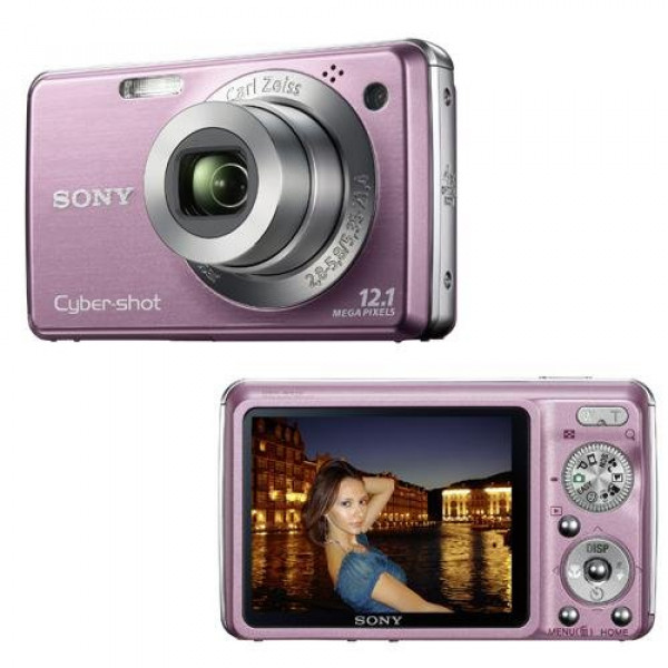 Sony W-Serie DSC-W210P Digitalkamera (12 Megapixel, 4-fach opt. Zoom, 6,9 cm (2,7 Zoll) Display, Bildstabilisator) Pink-32