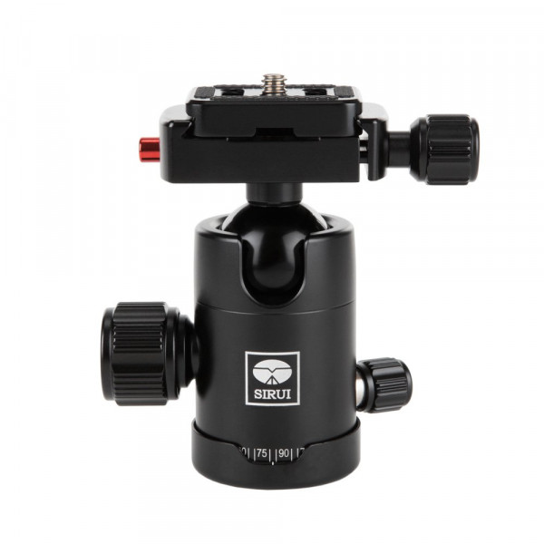 Sirui C-10S Kugelkopf (Alu, Höhe: 88mm, Gewicht: 0.22kg, Belastbarkeit: 4kg, mit Wechselplatte TY-C10) schwarz-33