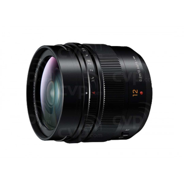 Panasonic H-X012E LEICA DG SUMMILUX Weitwinkel 12 mm F1.4 ASPH. Objektiv (Festbrennweite 24mm KB, Staub-/Spritzwasserschutz) schwarz-34