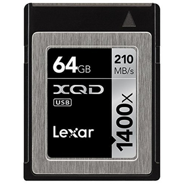 Lexar Professional 1400x 64GB XQD 2.0 Card (Up to 210MB/s Read) w/Free Image Rescue 5 Software LXQD64GCRBEU1400-32