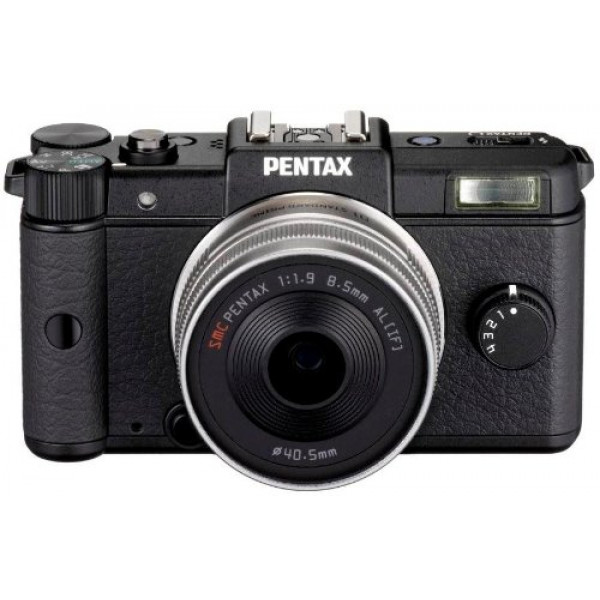 Pentax Q Systemkamera (12 Megapixel, 7,5 cm (3 Zoll) Display, Full HD Video, bildstabilisiert) Kit inkl. 47mm Objektiv schwarz-310